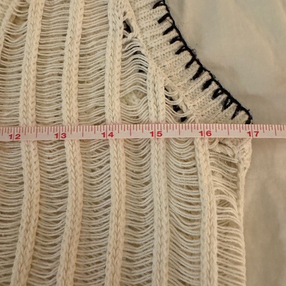 Anthro Moon River White Knit Maxi Skirt Set - Picture 9 of 12